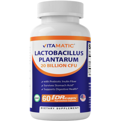 Lactobacillus Plantarum 20 Billion - 60 DR Capsule