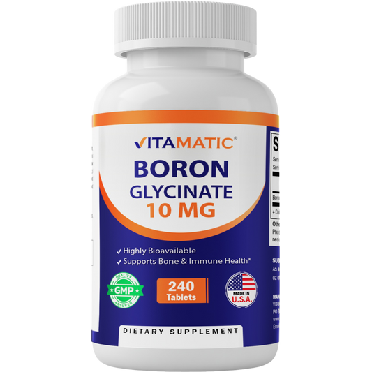 Chelated Boron Glycinate 10mg - 240 Tablets