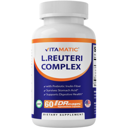 Lactobacillus Reuteri Complex 22 Billion - 60 DR Capsule