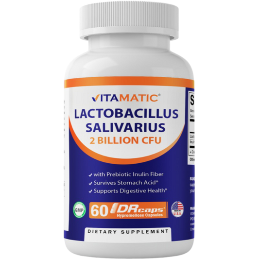 Lactobacillus Salivarius 2 Billion - 60 DR Capsules