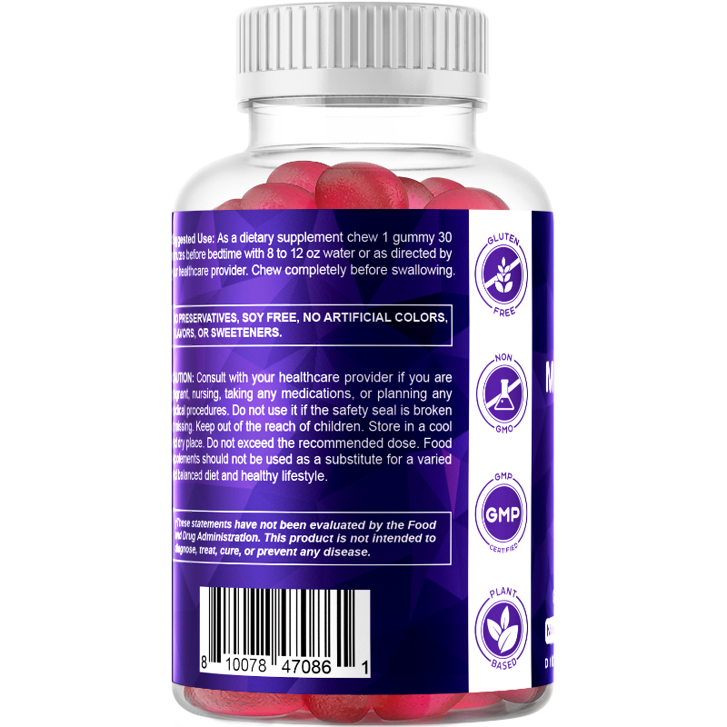 Melatonin 10mg 60 Vegan Gummies