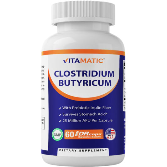 Clostridium butyricum 25 Million AFU - 60 DRCapsules