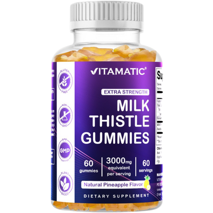 Milk Thistle Gummies 3000mg - 60 Gummies