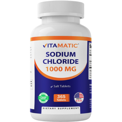 Sodium Chloride 1000mg 365 Tablets