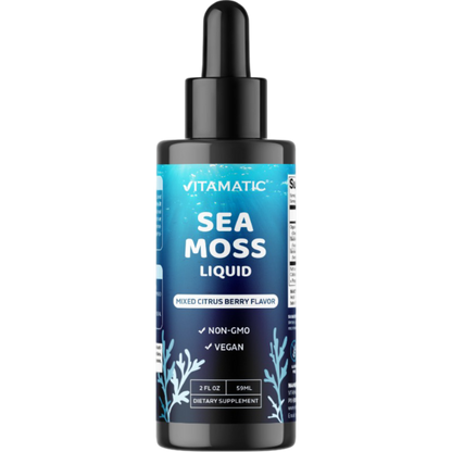 Liquid Organic Irish Sea Moss  2800 mg 2 FL OZ