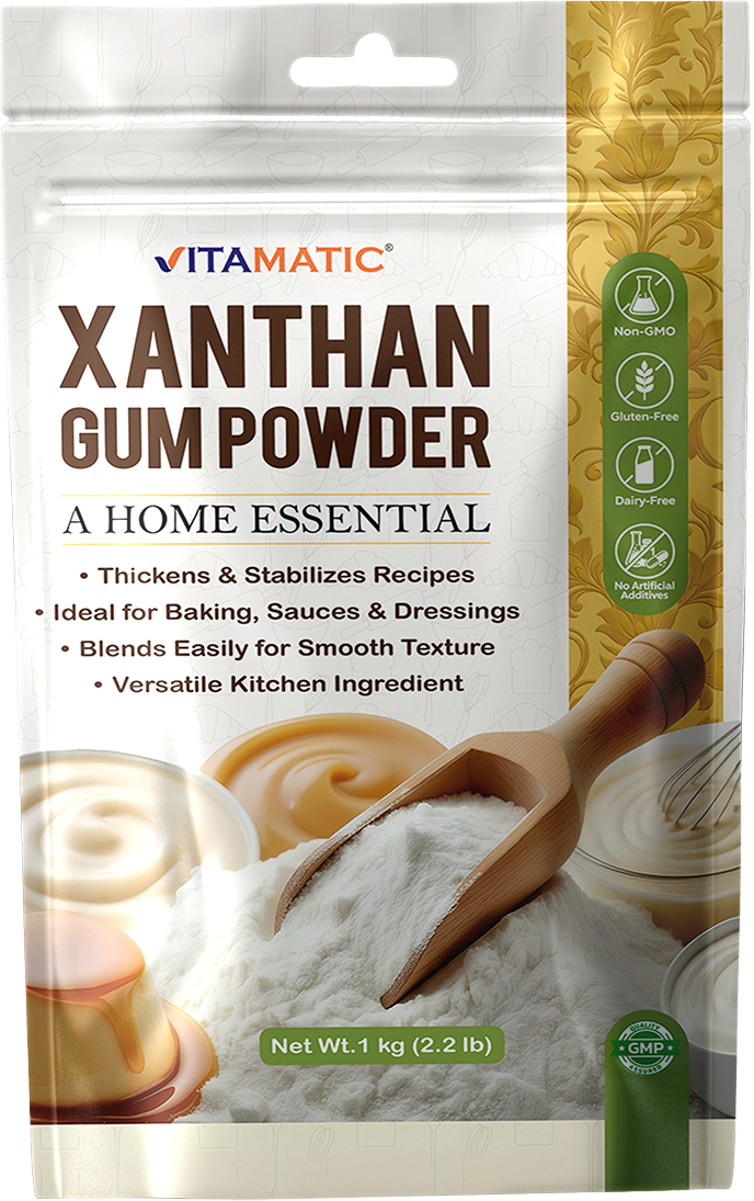 Vitamatic Xanthan Gum Powder 1 kg (2.2 lb)