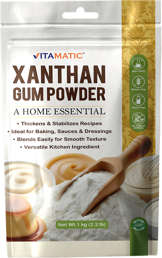 Vitamatic Xanthan Gum Powder 1 kg (2.2 lb)