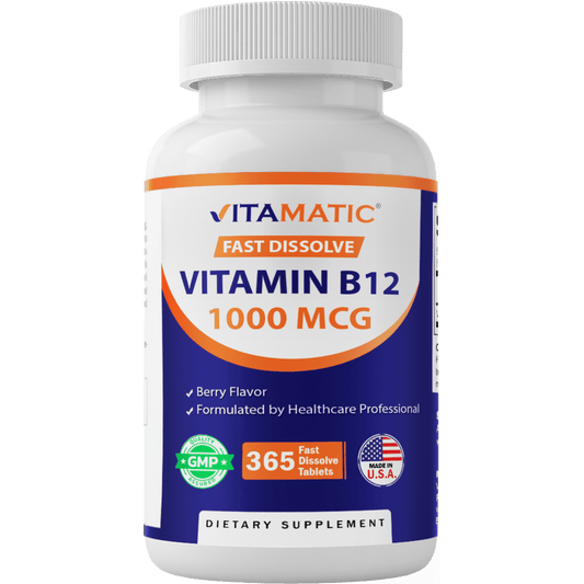 Vitamin B12 1000 mcg - 365 Fast Dissolve Tablets