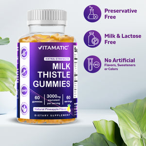 Milk Thistle Gummies 3000mg 60 Gummies