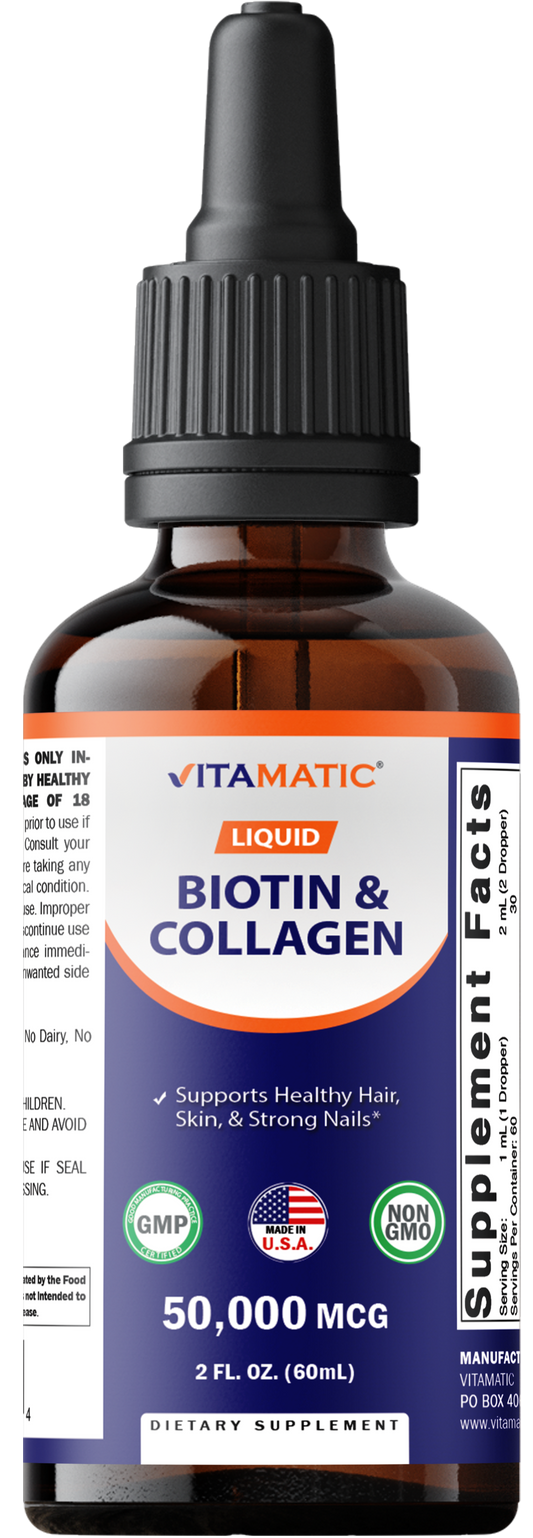 Liquid Biotin Collagen 2 OZ