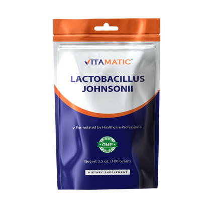 Lactobacillus Johnsonii Probiotic Powder, 100g Pouch