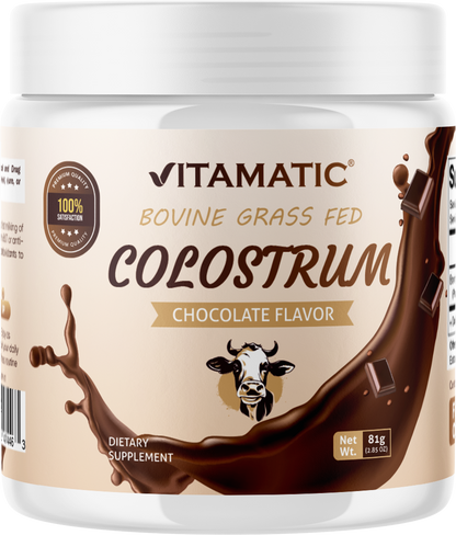 Bovine Colostrum 30% IgG Chocolate Flavored Powder