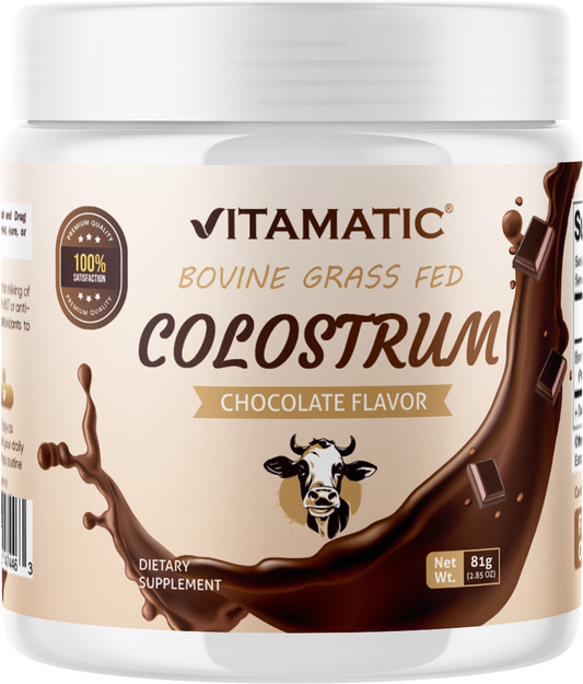 Bovine Colostrum 30% IgG Chocolate Flavored Powder