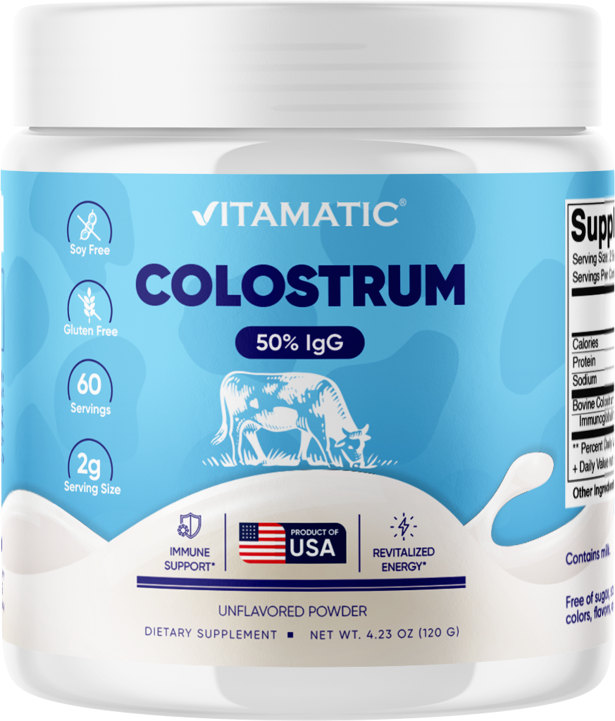Bovine Colostrum Powder - 50% Highest IgG - 4.23 OZ
