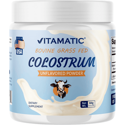 Colostrum Powder 30% IgG - JAR 60 Grams (Unflavored)