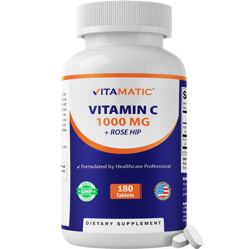Vitamin C 1000 mg with Rose Hip 25 mg Tablets