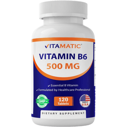 Vitamin B6 500 mg - 120 Tablets