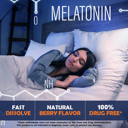 Melatonin 30 mg with L-Theanine & B6 120 Fast Dissolve Tablets