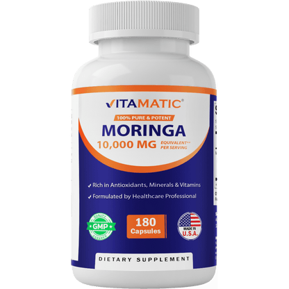 Moringa Capsules 10,000mg - 180 Capsules
