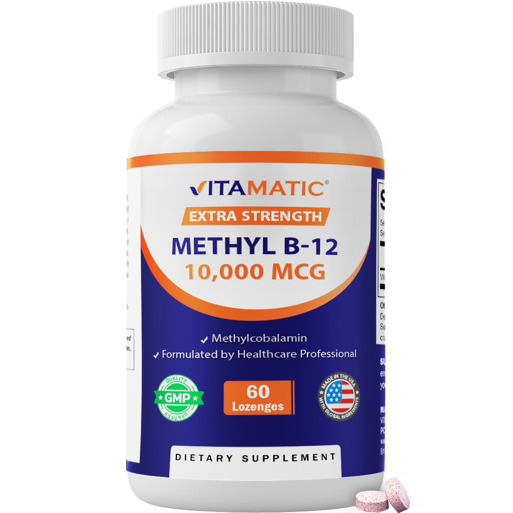 Methyl B12 10,000 mcg, 60 Lozenges