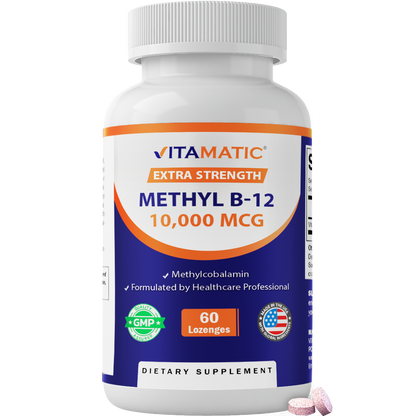 Methyl B12 10,000 mcg, 60 Lozenges