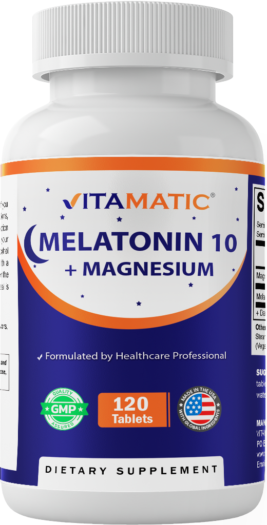 Melatonin + Magnesium, 120 Tablets