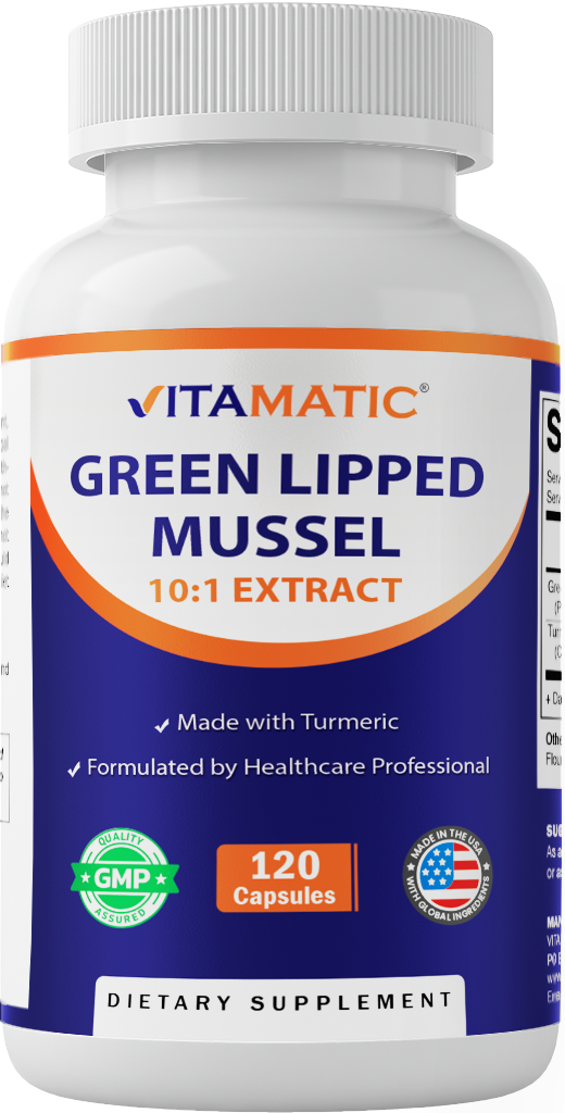 Green Lipped Mussel + Turmeric, 120 Capsules