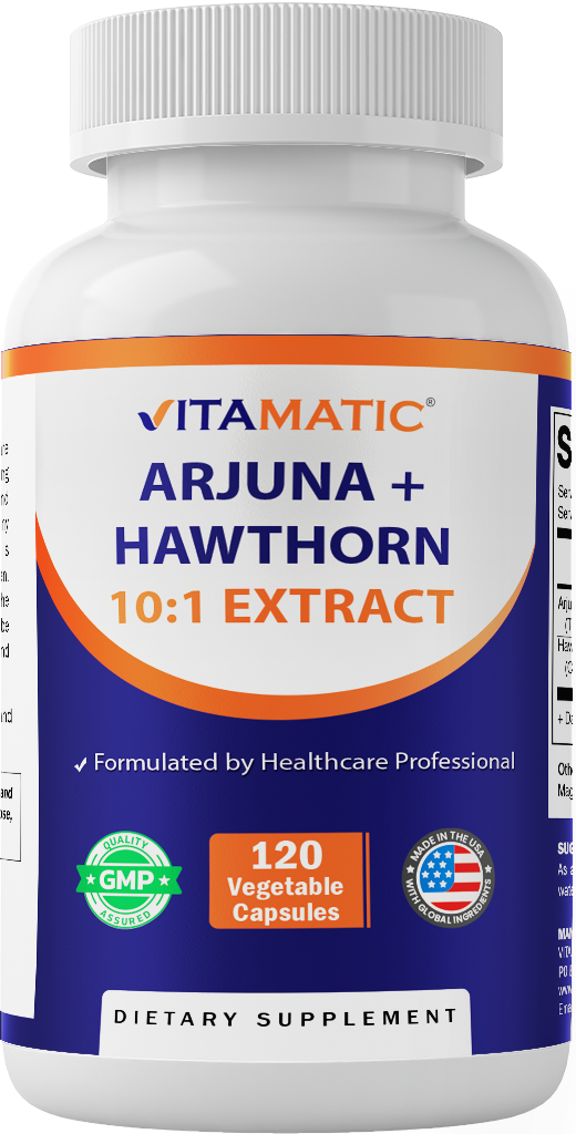 Arjuna + Hawthorn, 120 Capsules