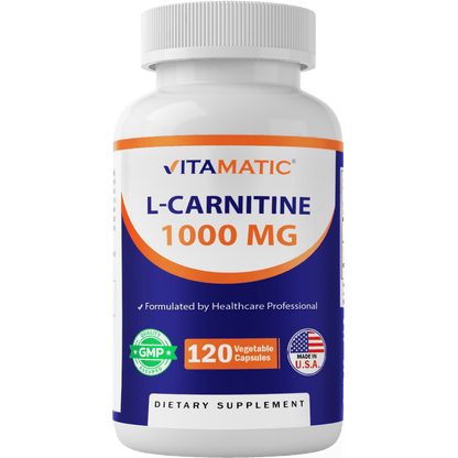 L-Carnititine Fumarate 1000 mg - 120 Vegetable Capsules