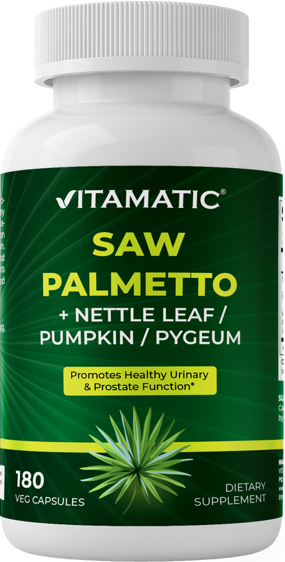 Saw Palmetto Extract for Men & Women 180 Veg Capsules