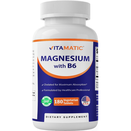 Magnesium Glycinate 500mg per Tablet 180 Vegetarian Tablets