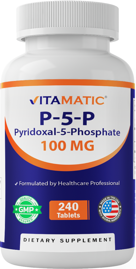 P5P 100mg Pyridoxal-5-Phosphate, 240 Capsules