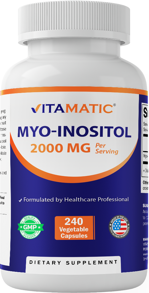 Myo-Inositol 2000 mg Per Serving Capsules