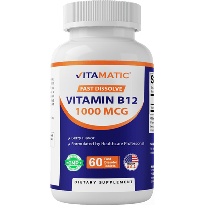 Vitamin B12 1000 mcg - 365 Fast Dissolve Tablets