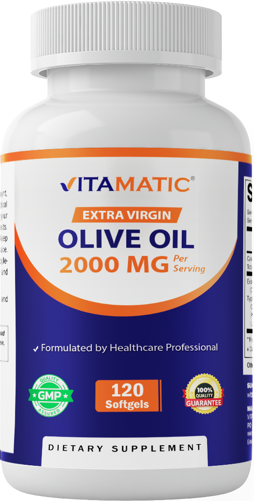 Extra Virgin Olive Oil 2000mg per Serving Softgels