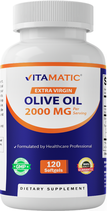 Extra Virgin Olive Oil 2000mg per Serving Softgels