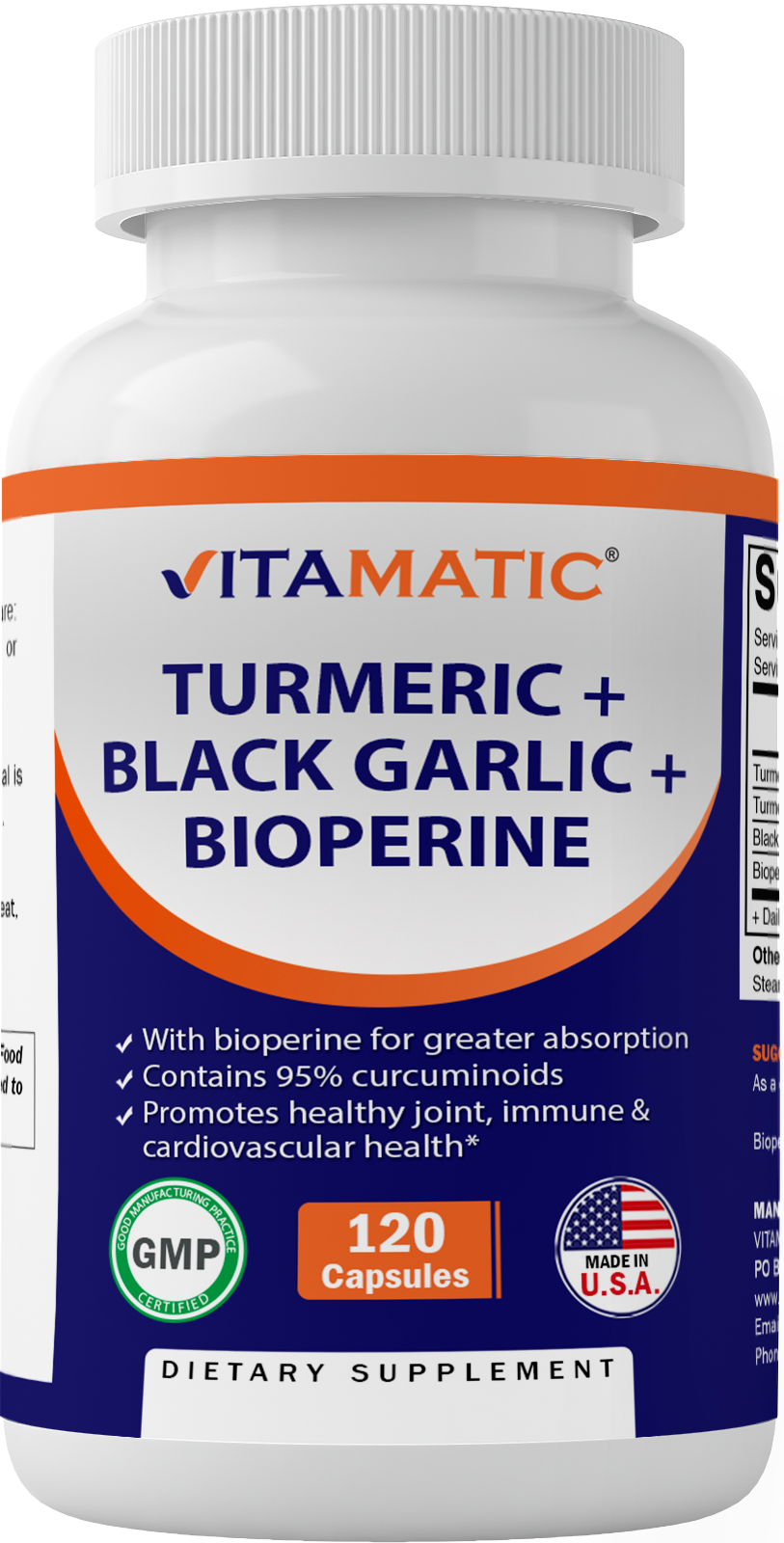 Turmeric Curcumin with Bioperine  910mg 120 Capsules