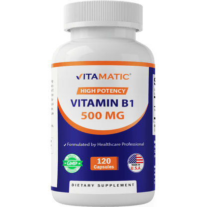 Vitamin B1 (Thiamine) 500mg - 120 Capsule