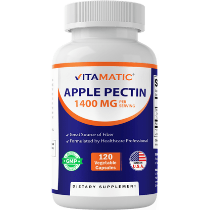 Apple Pectin 1400 mg Per Serving 120 Vegetarian Capsules