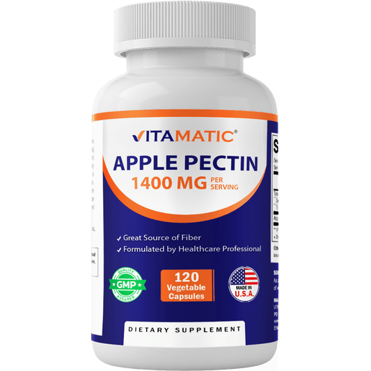 Apple Pectin 1400 mg Per Serving 120 Vegetarian Capsules