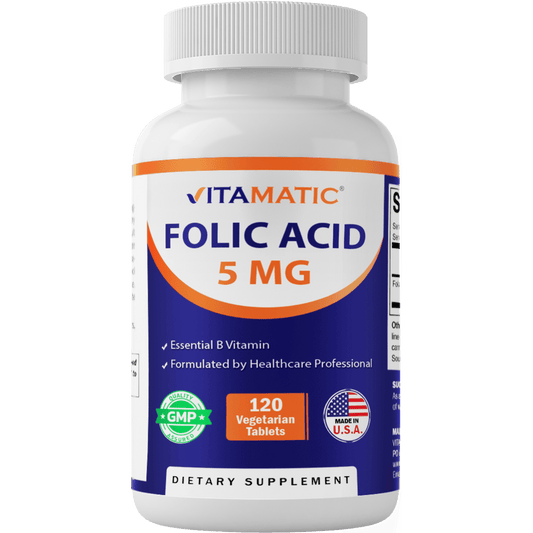 Folic Acid 5mg - 120 Tablets