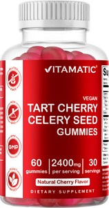 Tart Cherry with Celery Seed 60 Vegan Gummies