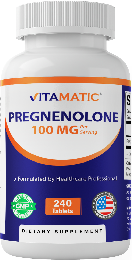 Pregnenolone 100 mg per Serving Tablets