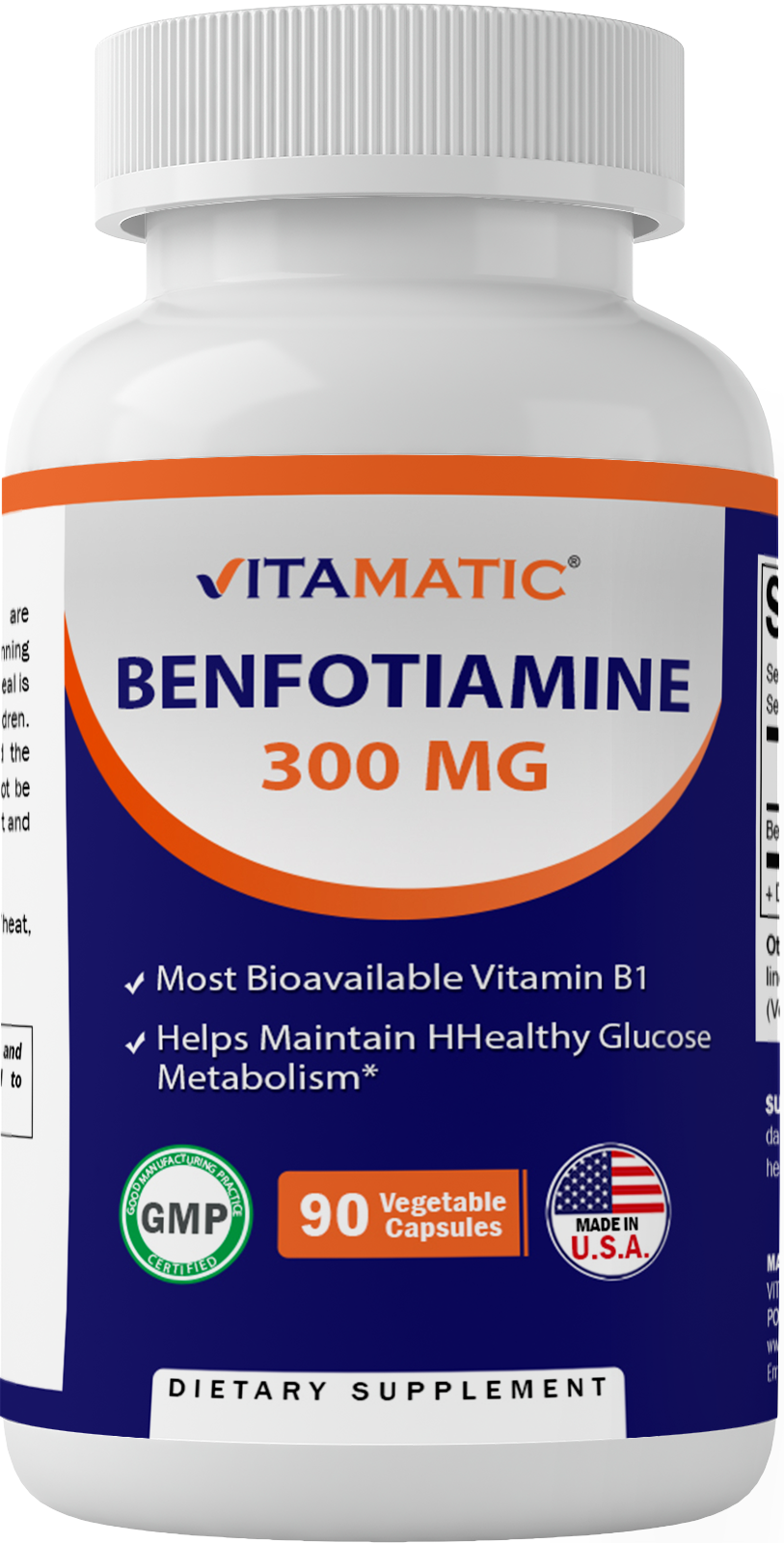 Benfotiamine 300 mg 90 Vegetarian Capsules