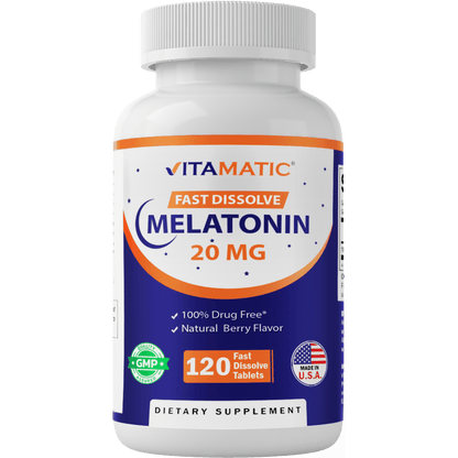 Melatonin 20mg Fast Dissolve 120 Tablets