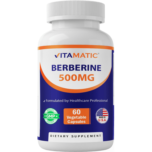 Berberine 500mg - 60 Vegetable Capsules