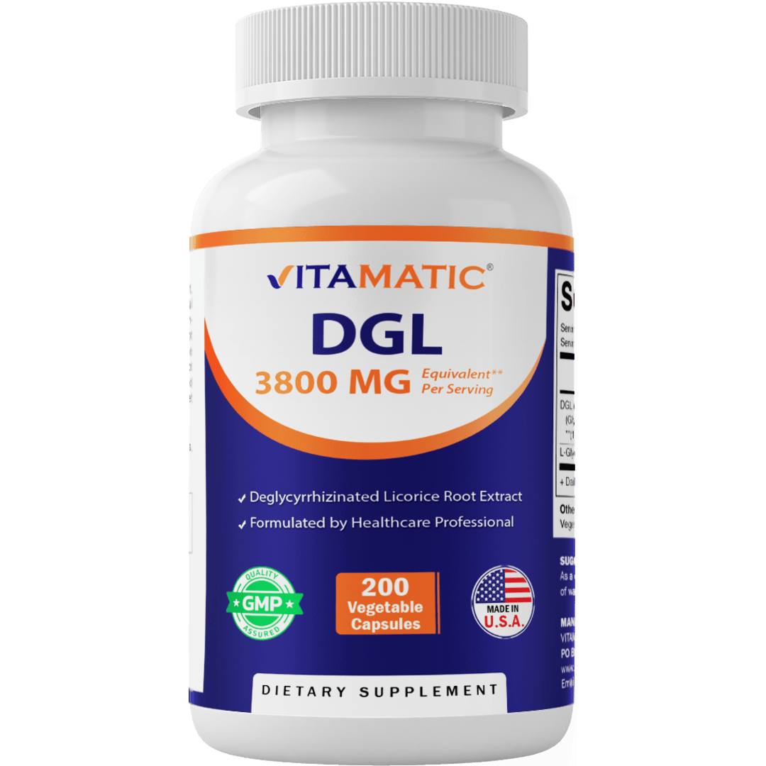 DGL Licorice Extract 3800mg 200 Capsules
