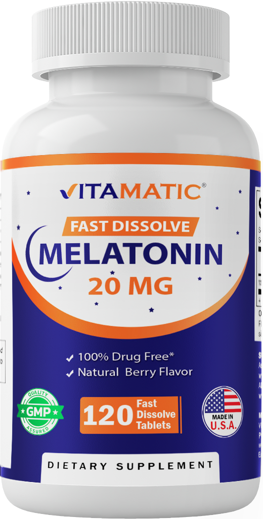 Melatonin 20mg Fast Dissolve 120 Tablets