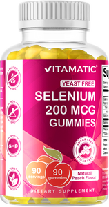 Sugar Free Yeast Free Selenium 200 mcg Gummies 90 Ct