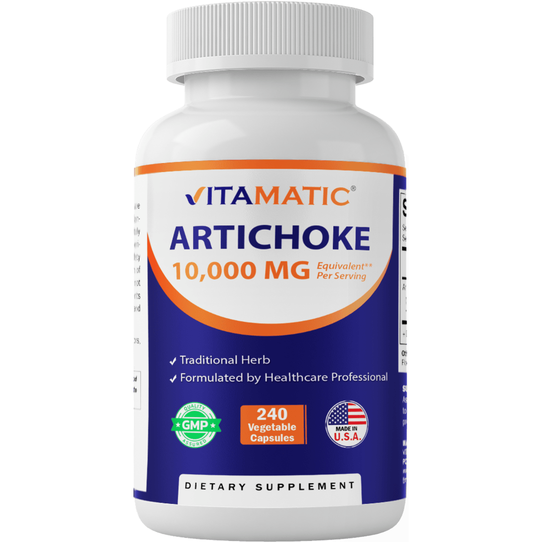 Artichoke Extract Vegetable Capsules 10000mg - 240 Count Capsules